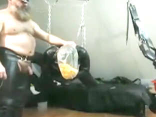 Leather Master Fucks Guy I Suit